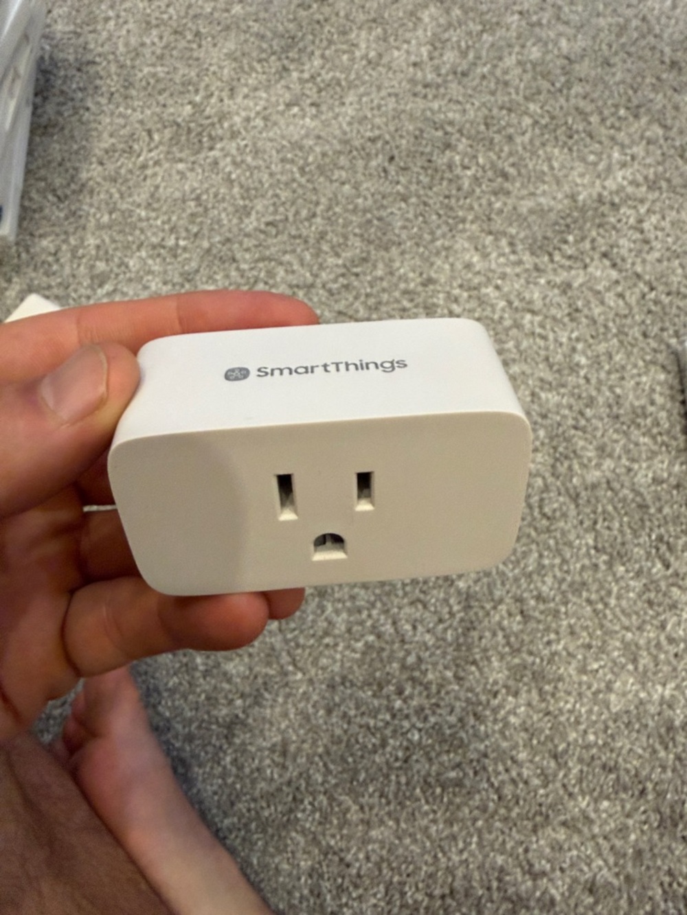 WiFi Smart Plug - White Compact Outlet Adapter Samsung Smart Things